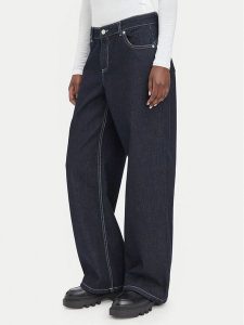 Juicy Couture Jeansy JCJDJE126952 Niebieski Wide Leg. Niebieskie jeansy Juicy Couture, bez wzorów, z bawełny. Za 499,99 zł.