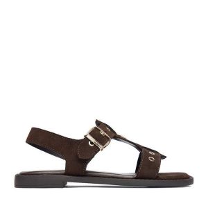 Sandały U.S. Polo Assn. Brązowe sandały U.S. Polo Assn., bez wzorów, bez obcasa, na płaskiej podeszwie, bez zapięcia. Za 249,99 zł.