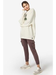 Super.natural Bluza "Snow Cat" w kolorze białym rozmiar: XL. Białe bluzy super.natural, xl, bez wzorów, z wełny, z kapturem. Za 339,99 zł.