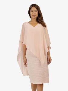 APART Sukienka w kolorze beżowym rozmiar: 40. Brązowe sukienki Apart, na co dzień, bez wzorów, z asymetrycznym kołnierzem, bez ramiączek, midi, asymetryczne. Za 187,99 zł.