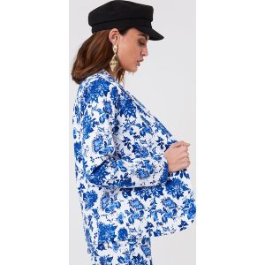 Rut&Circle Marynarka w kwiaty - Blue,Multicolor. Marynarki i żakiety marki Rut&Circle. W wyprzedaży za 72,88 zł.