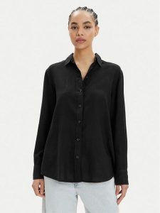 Vero Moda Koszula Linn 10305085 Czarny Relaxed Fit. Czarne koszule Vero Moda, l, bez wzorów, z wiskozy, bez kołnierzyka, bez ramiączek. Za 189,99 zł.