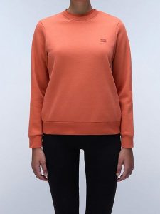 Napapijri Bluza w kolorze czerwonym rozmiar: XS. Czerwone bluzy Napapijri, xs, bez wzorów, bez kaptura. Za 92,21 zł.