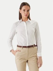 Gant Koszula 4300486 Biały. Białe koszule GANT, bez wzorów, z bawełny, bez kołnierzyka, bez ramiączek. Za 462,99 zł.