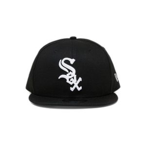 Czapka New Era Chicago White Sox 9Fifty. Białe czapki New Era, bez wzorów, sportowe. W wyprzedaży za 129,85 zł.