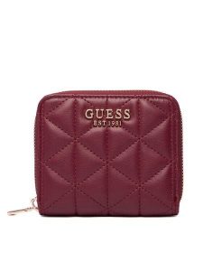 Guess Portfel Paisleigh Slg SWQG98 83137 Bordowy. Czerwone portfele Guess, z aplikacjami, ze skóry. Za 219,99 zł.