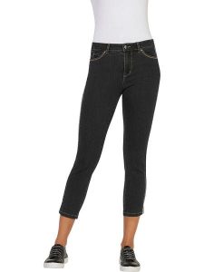 Heine Dżinsy - Slim fit - w kolorze antracytowym rozmiar: 38. Czarne jeansy Heine, bez wzorów. Za 131,43 zł.