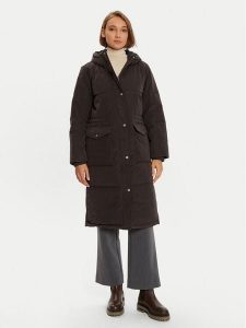 Wrangler Płaszcz zimowy 112358031 Brązowy Oversize. Brązowe płaszcze Wrangler, na zimę, xl, bez wzorów, z syntetyku, bez kaptura. Za 319,00 zł.
