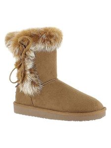 Blackfield Botki zimowe "Chuckson" w kolorze jasnobrązowym rozmiar: 39. Brązowe botki Blackfield, na zimę, z aplikacjami, z materiału, z okrągłym noskiem, bez obcasa, na platformie, bez zapięcia. Za 152,99 zł.