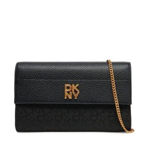 Torebka DKNY. Czarne torebki klasyczne DKNY, bez wzorów, bez dodatków. Za 389,99 zł.