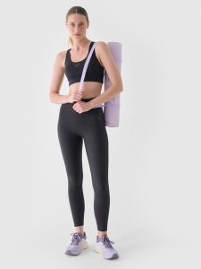 4F Legginsy treningowe z wysokim stanem damskie - szare XS. Szare legginsy 4f, bez wzorów, z dzianiny, z podwyższonym stanem. W wyprzedaży za 69,99 zł.