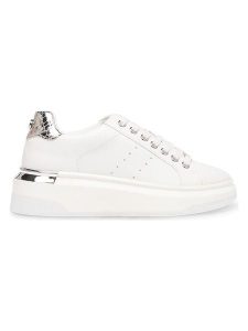 Steve Madden Sneakersy w kolorze srebrno-białym rozmiar: 38. Białe trampki Steve Madden, bez wzorów, bez zapięcia. Za 192,79 zł.
