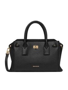 GINO ROSSI Torebka EO-LX20081 Czarny. Czarne kuferki Gino Rossi, bez wzorów, z materiału, bez dodatków. Za 329,99 zł.