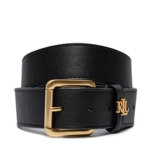 Pasek Damski LAUREN RALPH LAUREN. Czarne paski Lauren Ralph Lauren, bez wzorów. Za 359,99 zł.