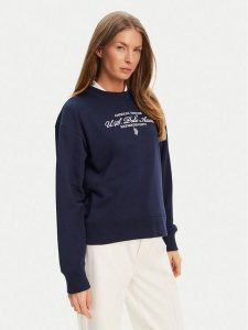 U.S. Polo Assn. Bluza WUP1352 Granatowy Regular Fit. Niebieskie bluzy U.S. Polo Assn., l, bez wzorów, z syntetyku, bez kaptura. Za 239,99 zł.