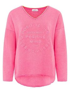 Zwillingsherz Bluza w kolorze różowym rozmiar: S/M. Różowe bluzy Zwillingsherz, m, bez wzorów, bez kaptura. Za 170,03 zł.