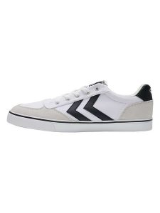 Hummel Sneakersy w kolorze biało-szarym rozmiar: 36. Białe trampki Hummel, bez wzorów, bez zapięcia. Za 105,38 zł.