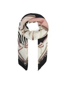 Liu Jo Chusta Foulard Ribbon Anima 2F5083 T0300 Beżowy. Brązowe rękawiczki Liu Jo, bez wzorów, z materiału. Za 219,99 zł.