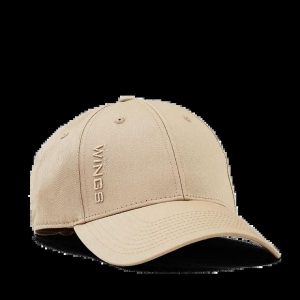 Czapka z daszkiem WINGS UNLEASH BEIGE. Brązowe czapki WINGS, bez wzorów, z bawełny, eleganckie. Za 49,90 zł.