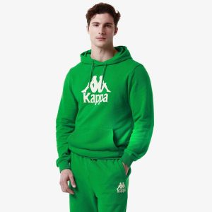 Bluza z kapturem Kappa Malmo 2. Zielone bluzy Kappa, bez wzorów, z kapturem. W wyprzedaży za 235,70 zł.