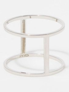 OR ÉCLAT Złoty pierścionek "Jolie Cage Dorée" rozmiar: 56. Szare pierścionki OR ÉCLAT, złote. Za 761,47 zł.