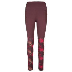 Damskie legginsy fitness Kilpi LIGANO-W. Czerwone legginsy Kilpi, bez wzorów. Za 174,18 zł.
