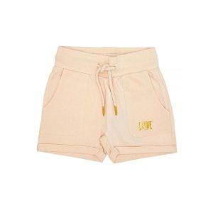 Odzież sportowa z bawełna z kieszenie na co dzień. Brązowa szorty LEONE 1947 APPAREL, bez wzorów, z bawełny, sportowe. W wyprzedaży za 58,67 zł.