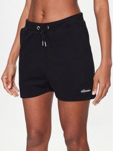Ellesse Szorty sportowe Shanni SGR17948 Czarny Regular Fit. Czarne spodenki sportowe Ellesse, bez wzorów, z bawełny, do biegania. Za 129,99 zł.
