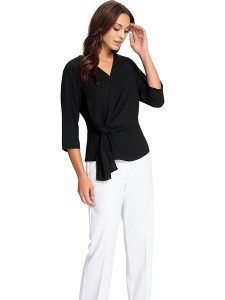 WITT WEIDEN Bluzka w kolorze czarnym rozmiar: 46. Czarne bluzki WITT WEIDEN, bez wzorów, bez kołnierzyka, bez ramiączek. Za 78,84 zł.