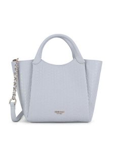 Nine West Torebka LDA6767A Niebieski. Niebieskie torebki klasyczne Nine West, bez wzorów, z tworzywa sztucznego, bez dodatków. Za 249,99 zł.
