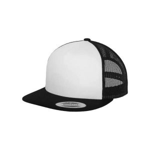 Czapka Flexfit Classique Plat. Białe czapki FLEXFIT, bez wzorów, z bawełny. Za 53,05 zł.