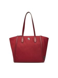KARL LAGERFELD Torebka A3W30117 Czerwony. Czerwone shopper bag KARL LAGERFELD, bez wzorów, ze skóry, bez dodatków. Za 669,99 zł.