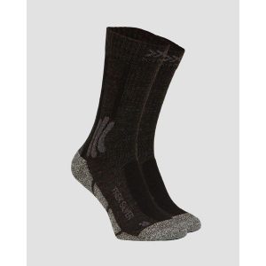 Skarpety X-SOCKS TREK SILVER 4.0. Czarne skarpetki X-Socks, bez wzorów. W wyprzedaży za 120,00 zł.