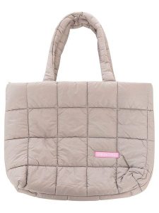 Zwillingsherz Shopper bag "Uni" w kolorze szarym - 48 x 36 cm rozmiar: onesize. Szare shopper bag Zwillingsherz, bez wzorów, z materiału, na ramię, pikowane, bez dodatków. Za 111,45 zł.