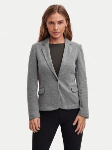 Vero Moda Marynarka Julia 10154123 Szary Regular Fit. Szare marynarki i żakiety Vero Moda, bez wzorów, z bawełny. Za 199,99 zł.