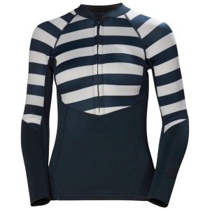 Damska kurtka wodoodporna Helly Hansen Waterwear 2.0. Niebieskie kurtki Helly Hansen, bez wzorów, bez kaptura. Za 581,00 zł.