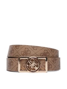 Guess Pasek BW9500 P6430 Brązowy. Brązowe paski Guess, z aplikacjami, ze skóry. Za 234,99 zł.