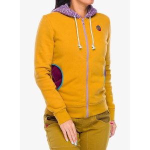 Bluza z kapturem damska E9 Bea. Żółte bluzy E9, xs, bez wzorów, z kapturem. Za 398,99 zł.