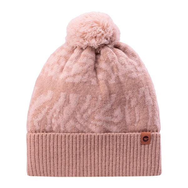 Czapka Damska Coldie. Brązowe czapki Hi-tec, z aplikacjami, z materiału. Za 75,99 zł.