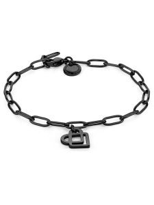 Liebeskind Bransoletka z zawieszką rozmiar: onesize. Czarne bransoletki Liebeskind, ze stali. Za 178,79 zł.