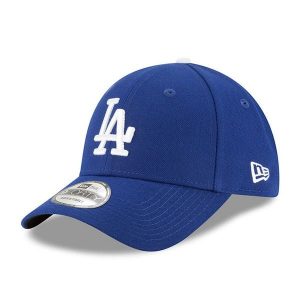 Czapka z daszkiem New Era MLB Los Angeles Dodgers. Niebieskie czapki New Era, bez wzorów, z materiału. Za 134,75 zł.