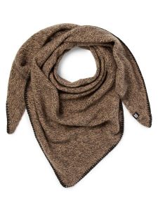 Opus Damski szalik z dzianiny - Amadsi Kobiety brązowy marmurkowy, ONE SIZE. Brązowe szaliki Opus, bez wzorów, z dzianiny. Za 149,95 zł.