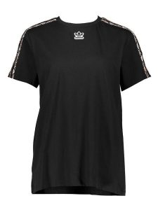 Adidas Koszulka "Snake" w kolorze czarnym rozmiar: 34. Czarne bluzki ADIDAS, bez wzorów, z bawełny, bez kołnierzyka, bez ramiączek. Za 70,41 zł.
