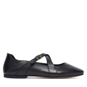 Baleriny Tommy Hilfiger. Czarne balerinki TOMMY HILFIGER, bez wzorów, bez obcasa, bez zapięcia. Za 452,99 zł.