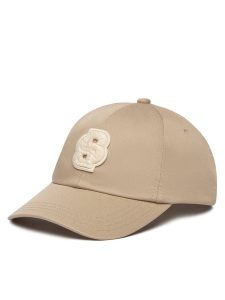 BOSS Czapka z daszkiem Ari-B 50562252 Beżowy jasny. Brązowe czapki Boss, bez wzorów, z bawełny. Za 142,99 zł.