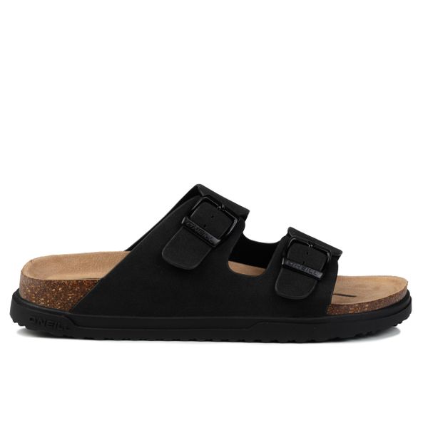 Klapki damskie sportowe O'NEILL SANDY SLIDER WOMEN LOW. Czarne klapki O'Neill, bez wzorów, z materiału, bez obcasa. Za 149,00 zł.