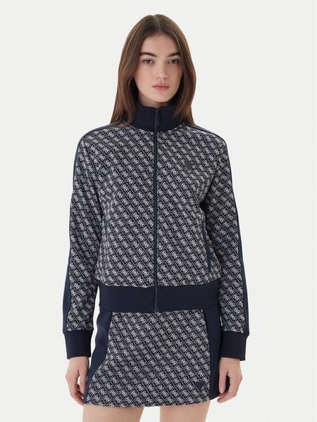 Guess Bluza V6RQ08 K2042 Granatowy Regular Fit. Niebieskie bluzy Guess, xl, z aplikacjami, z syntetyku, bez kaptura. Za 308,99 zł.