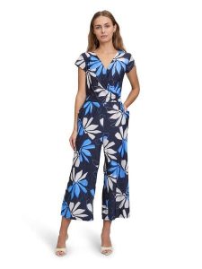 BETTY & CO Kombinezon w kolorze granatowym rozmiar: 42. Niebieskie kombinezony Betty & Co, bez wzorów, bez kołnierzyka, bez ramiączek. Za 163,95 zł.