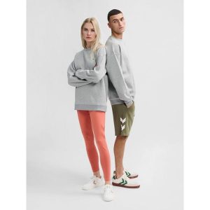 Luźna bluza z okrągłym dekoltem Hummel Bee. Szare bluzy Hummel, bez wzorów, bez kaptura. W wyprzedaży za 132,00 zł.