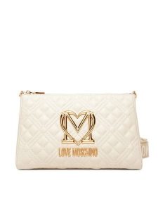 LOVE MOSCHINO Torebka JC4300PP0MK1211A Écru. Torebki klasyczne LOVE MOSCHINO, bez wzorów, ze skóry, bez dodatków. Za 639,99 zł.